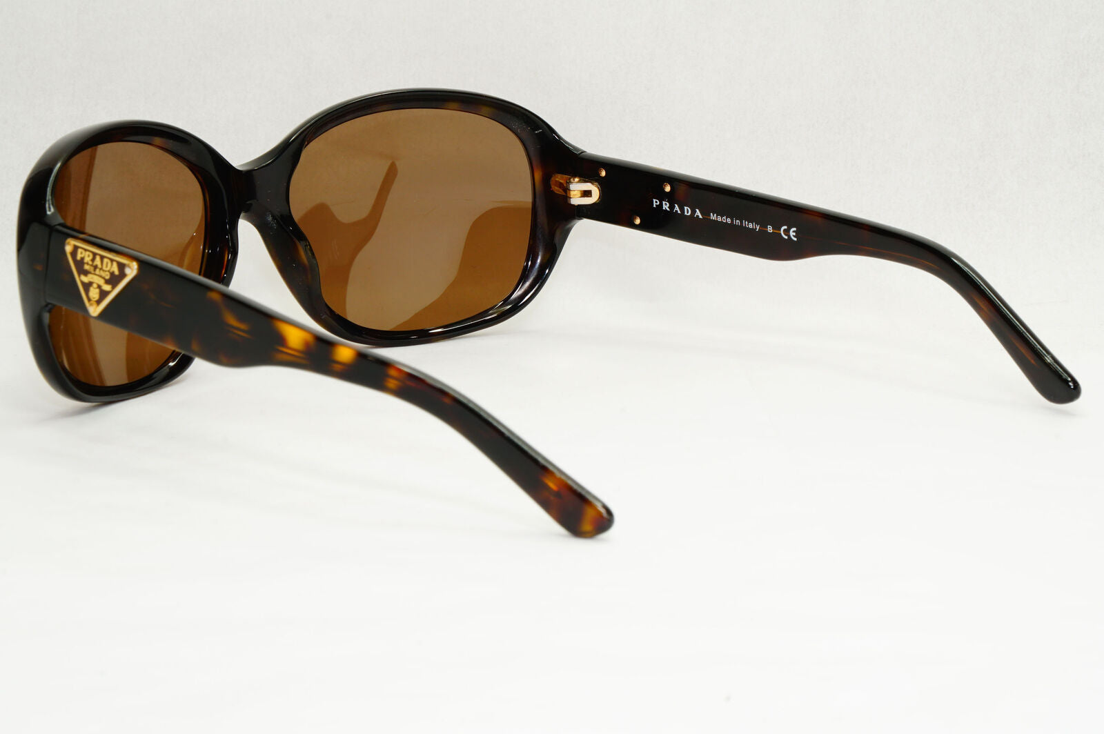 Prada Sunglasses 2011 Vintage Triangle Brown Square PR10MS SPR 10M 2AU6S1 191223