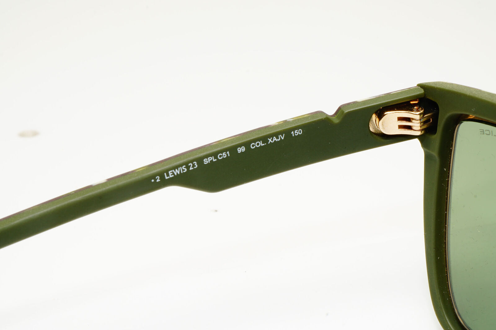 Police Lewis Hamilton F1 Sunglasses Green Mirror Camouflage SPL C51 COL XAJV 23