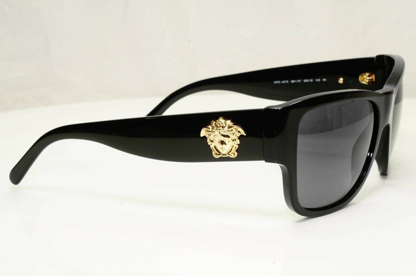 Versace Gold Medusa Sunglasses Black Square Fashion Designer MOD VE 4275 GB1/87