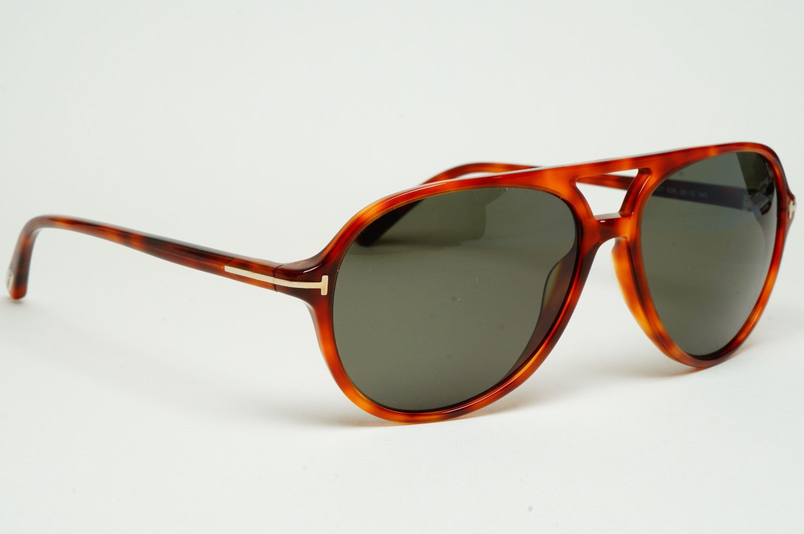 Tom Ford Sunglasses Jared Brown Tortoise Green Pilot FT0331 TF 331 52N 58mm