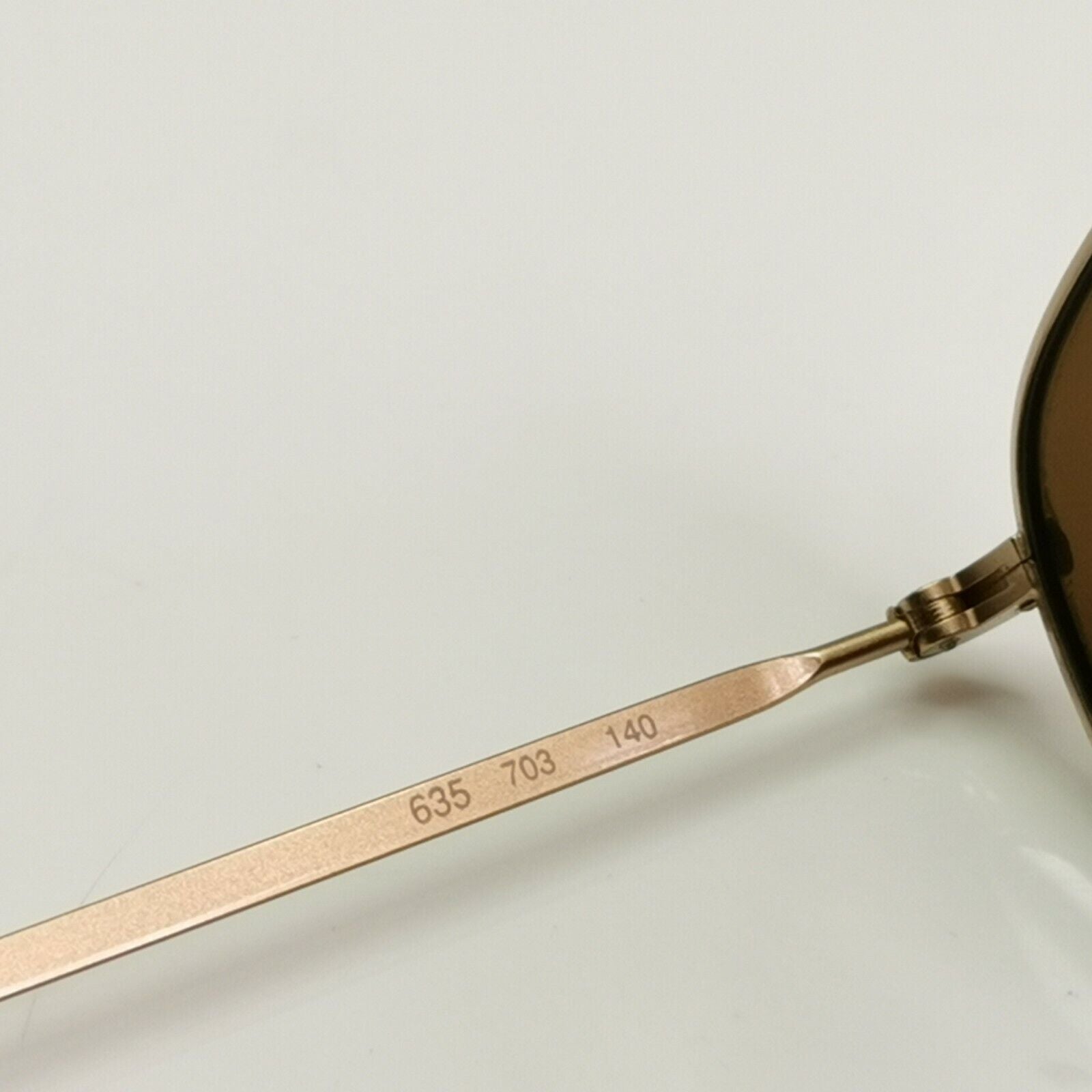Authentic Giorgio Armani 1997 Vintage Sunglasses Gold Metal Men Women 635 703