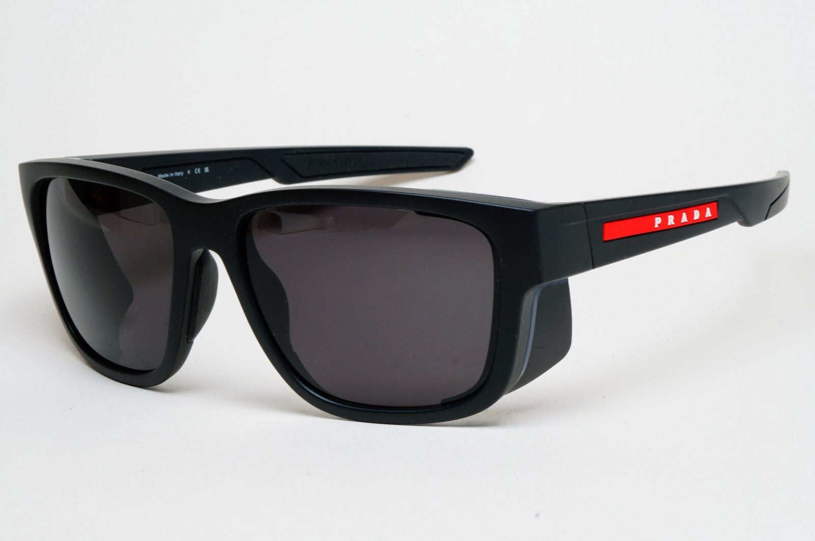 Prada Sunglasses Sideshields Black Square PS07WS SPS 07W DG0-09R 100325
