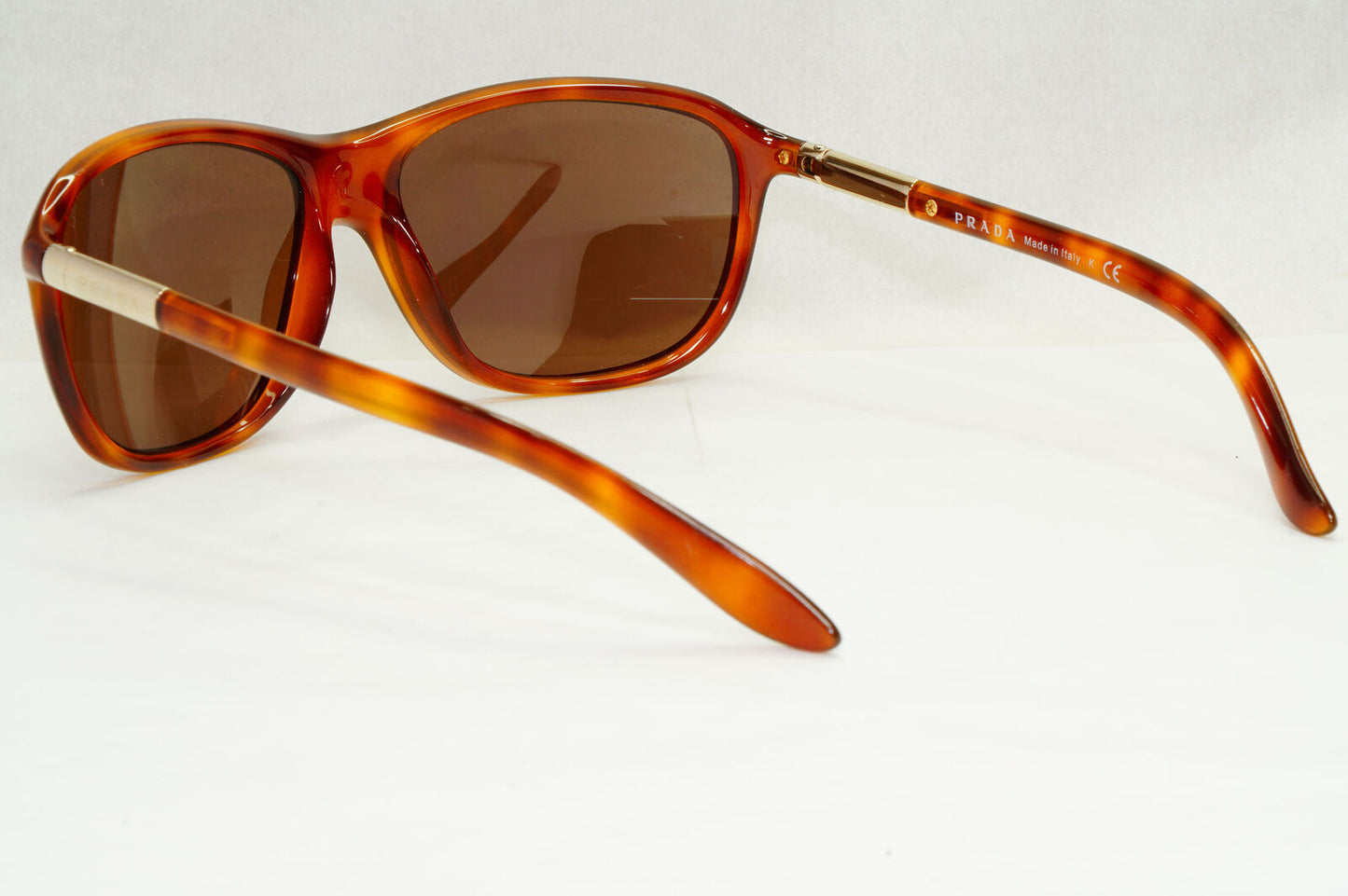 Prada Sunglasses 2010 Brown Gold Wrap Vintage PR08MS SPR 08M 4BW-8C1 210124