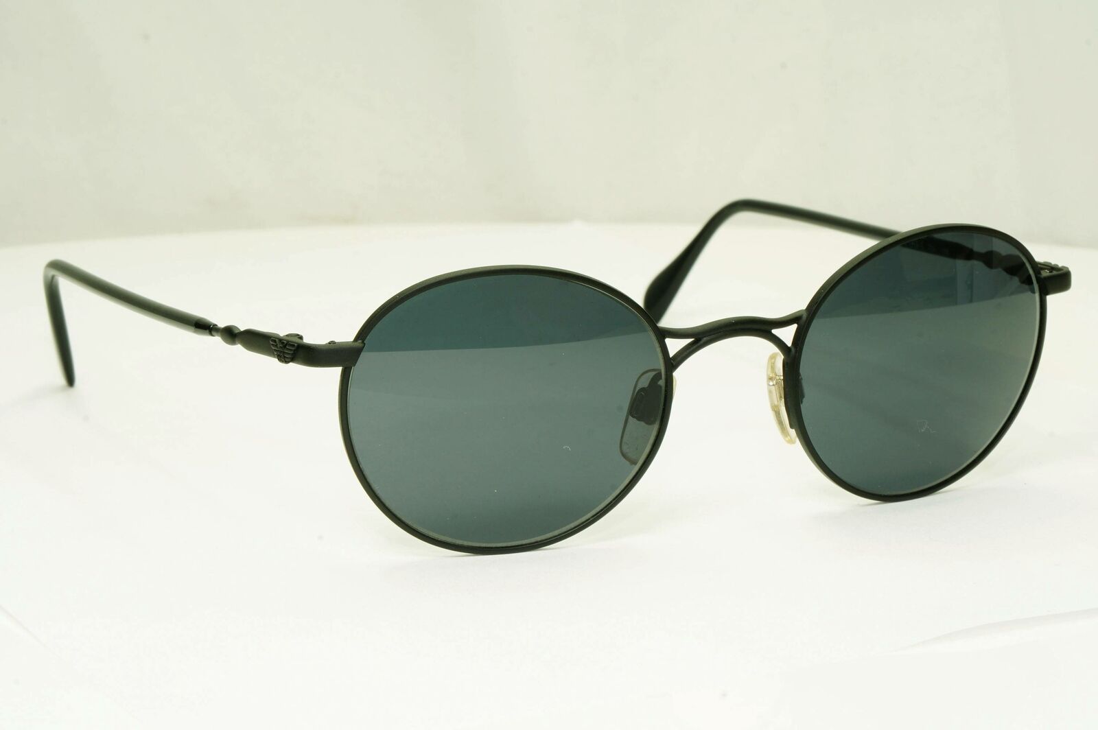 Emporio Armani 1997 Vintage Sunglasses Mens Womens Metal Round Black 059-S 706