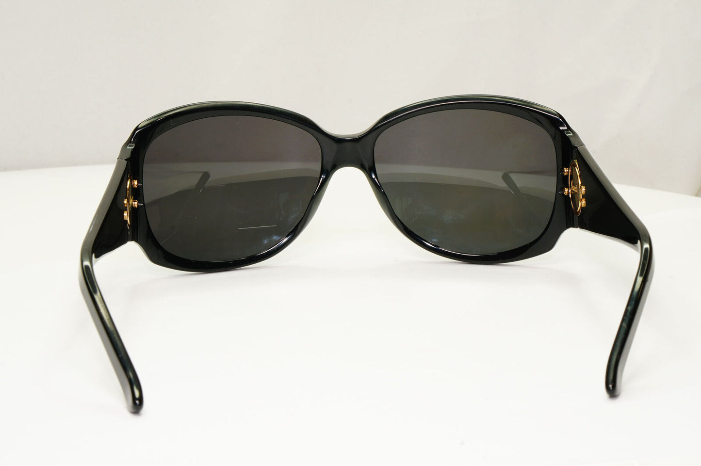Gucci 2008 Sunglasses Black Gold Vintage Square GG 3104/S 807LF 181022