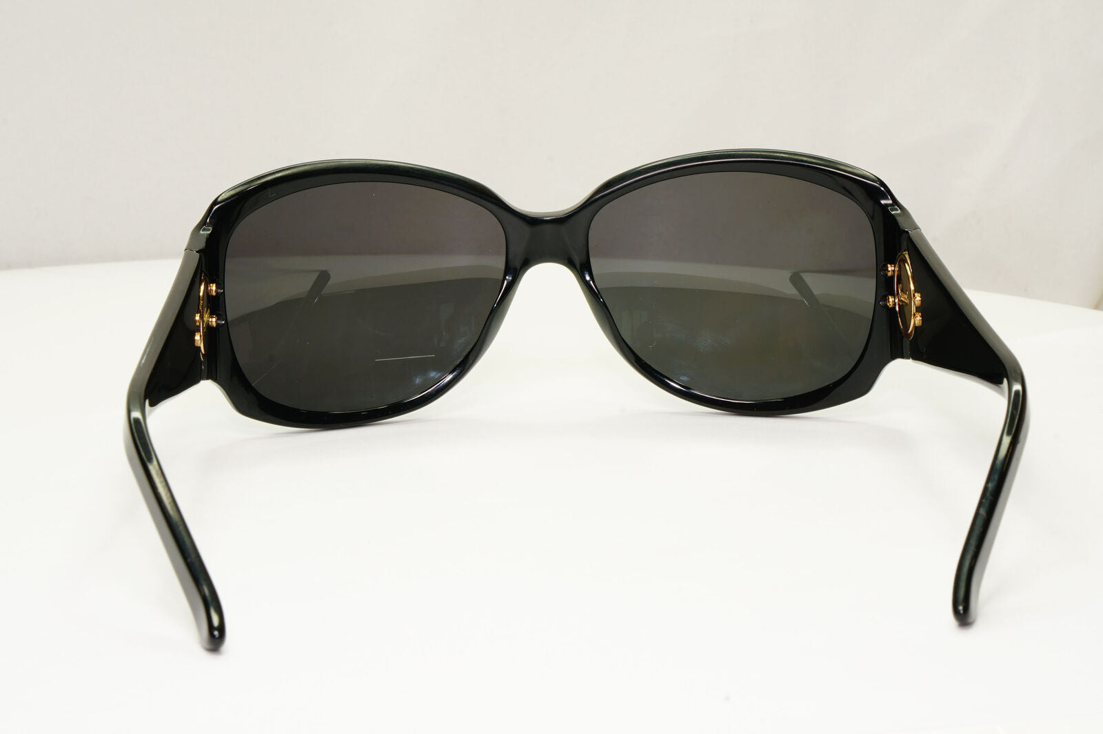 Gucci 2008 Sunglasses Black Gold Vintage Square GG 3104/S 807LF 181022