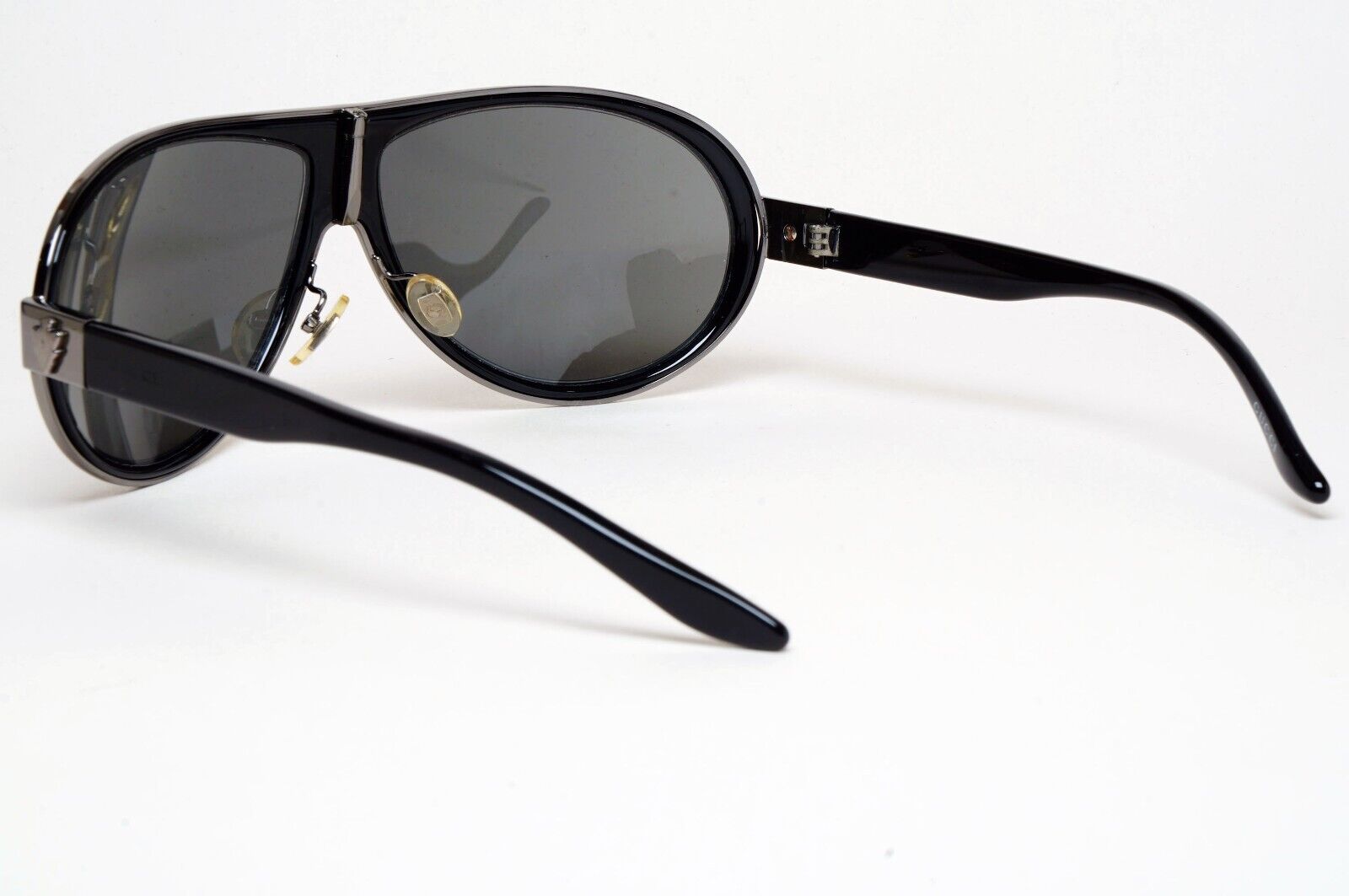 Gucci Sunglasses 2003 Vintage Black Pilot Grey Unisex GG 1890/S CVLP9 060125