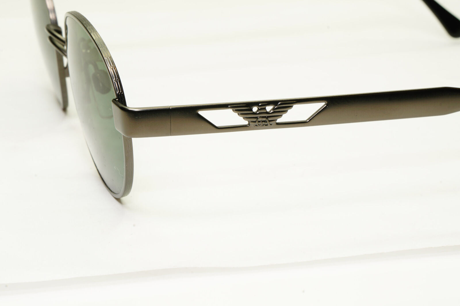 Emporio Armani 1997 Vintage Sunglasses Mens Womens Gunmetal Eagle 023-S 905/26