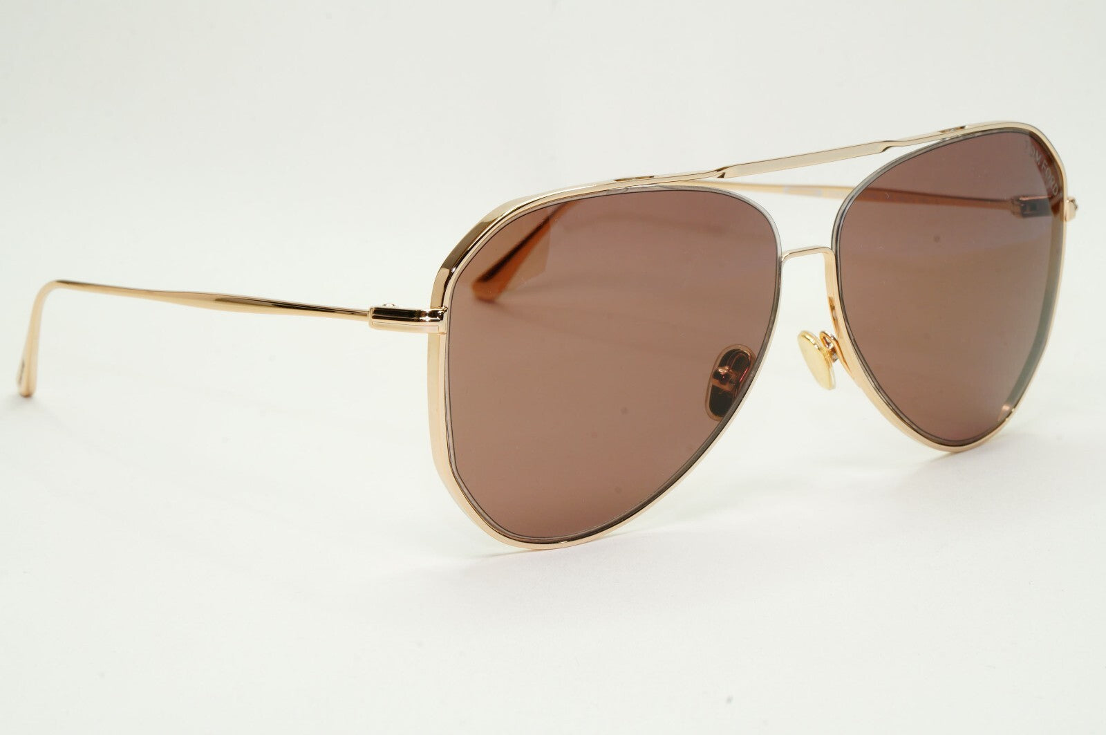 Tom Ford Sunglasses Charles-02 Gold Navigator Pilot FT0853 TF 853 28E 60mm [a]