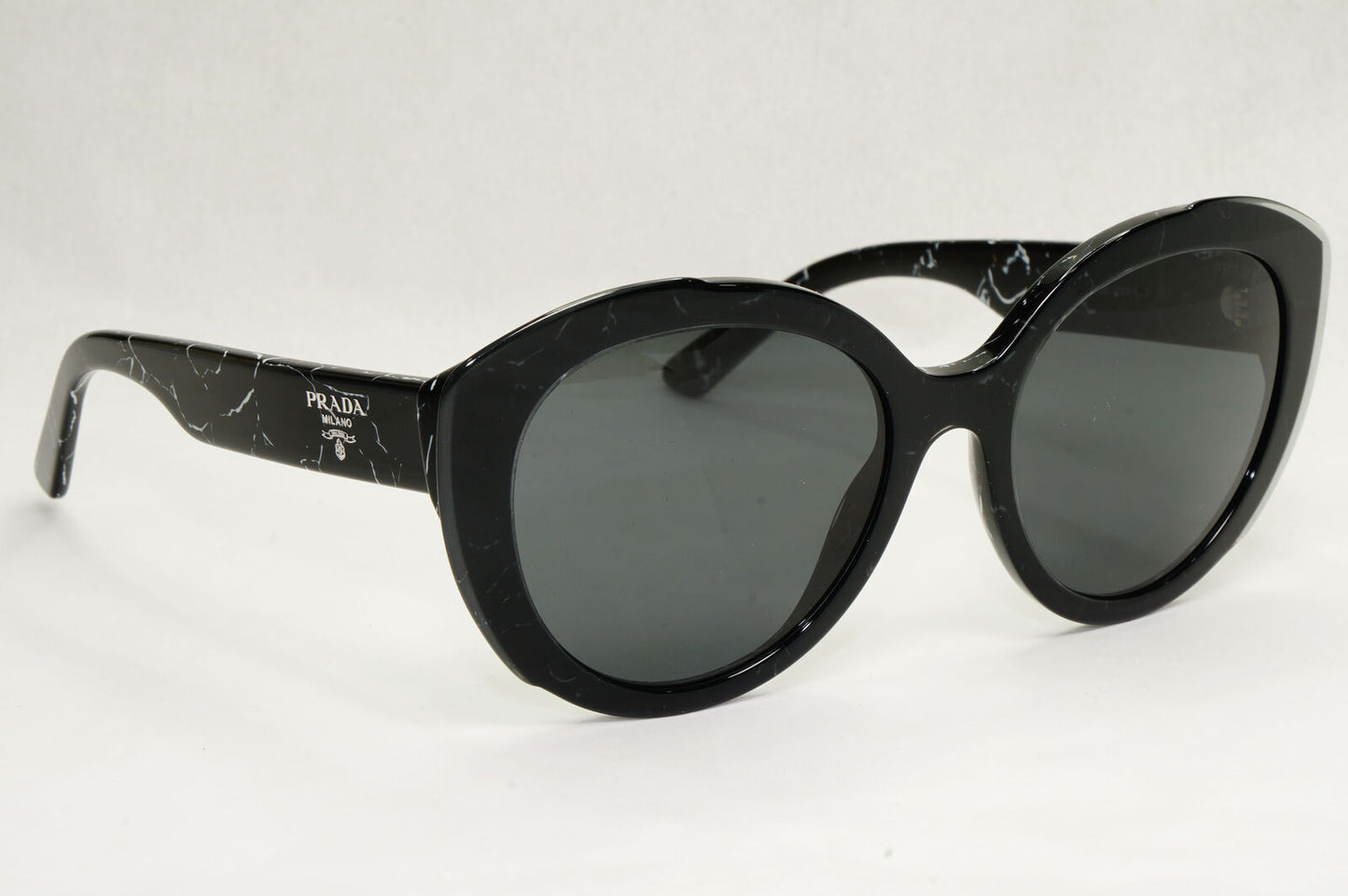 Prada Sunglasses Black Marble Lightning Grey PR01YS SPR 01Y 09V-5S0 270124