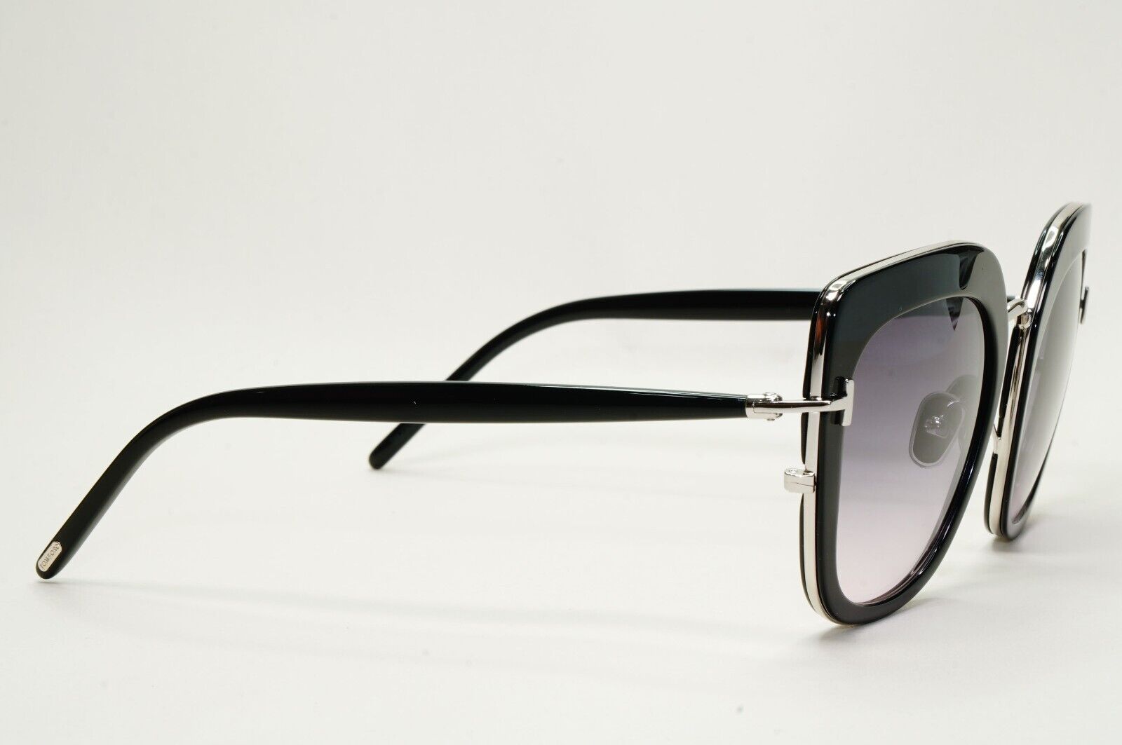 Tom Ford Sunglasses Virginia Black Grey Gradient Silver Square FT0945 TF 945 05B