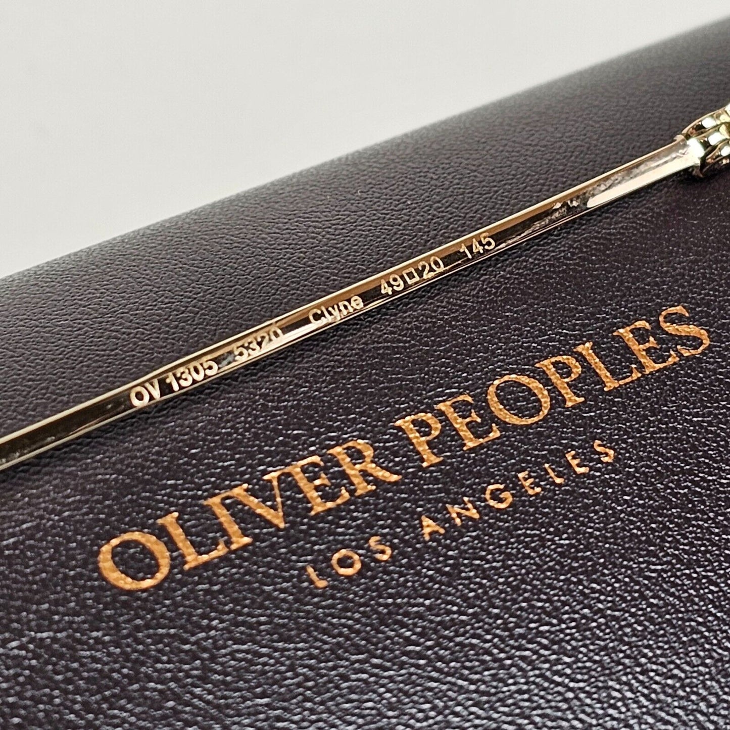 Oliver Peoples Sunglasses Clyne Gold Pink Wash Metal OV 1305 5320 49mm