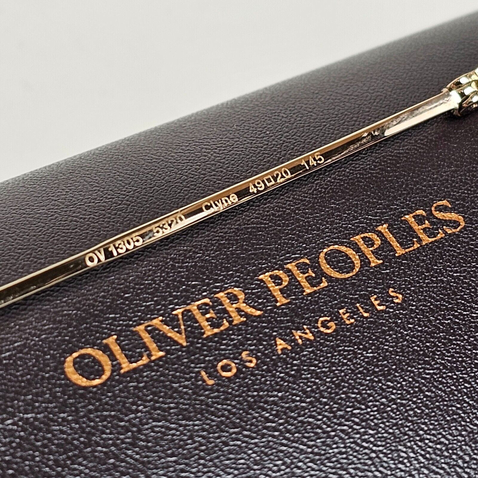 Oliver Peoples Sunglasses Clyne Gold Pink Wash Metal OV 1305 5320 49mm