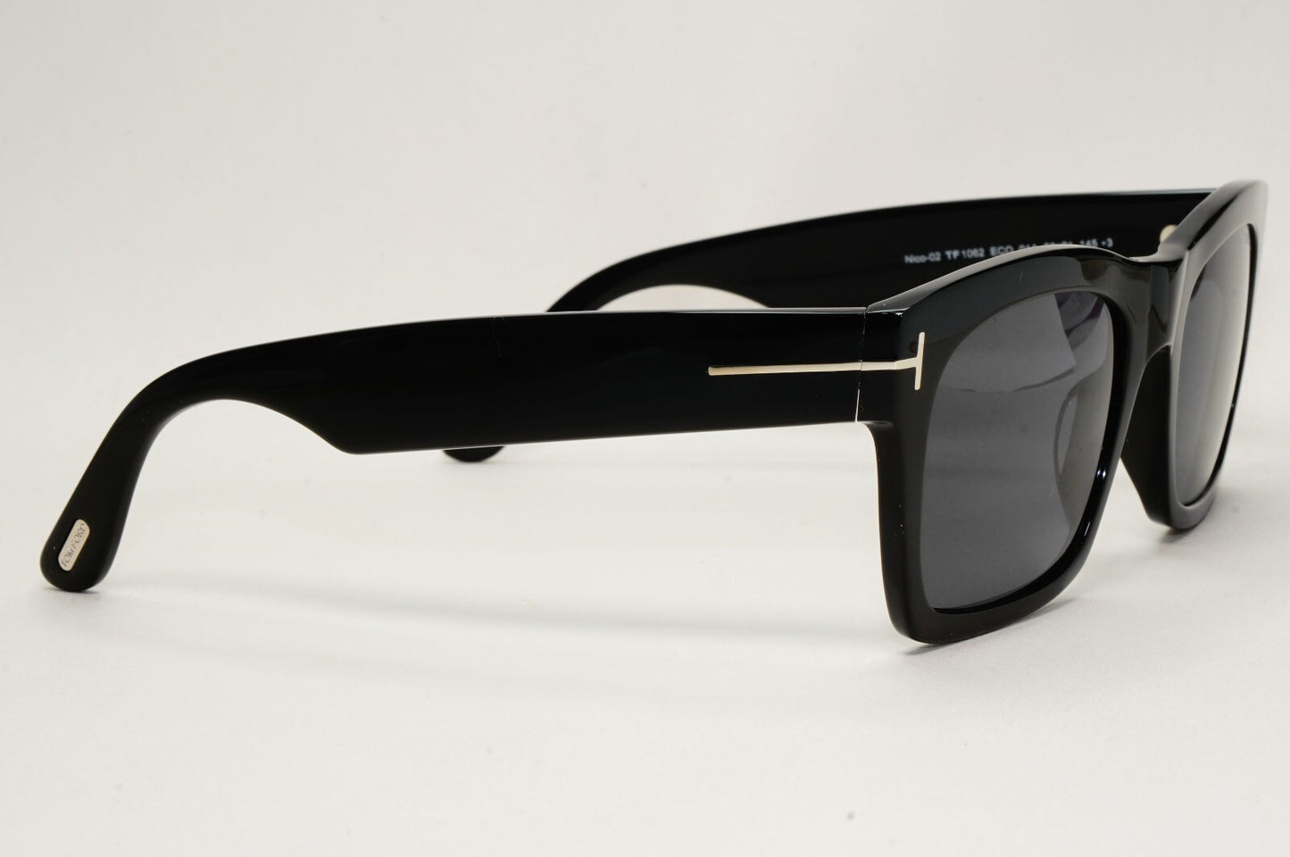 Tom Ford Sunglasses Black Glossy Square Gold Nico FT1062 TF 1062 01A 56mm [A]