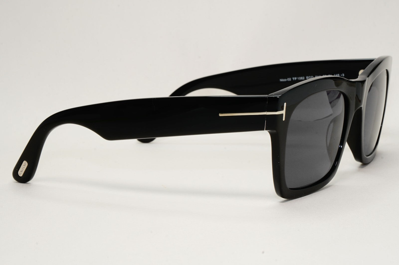 Tom Ford Sunglasses Black Glossy Square Gold Nico FT1062 TF 1062 01A 56mm [A]