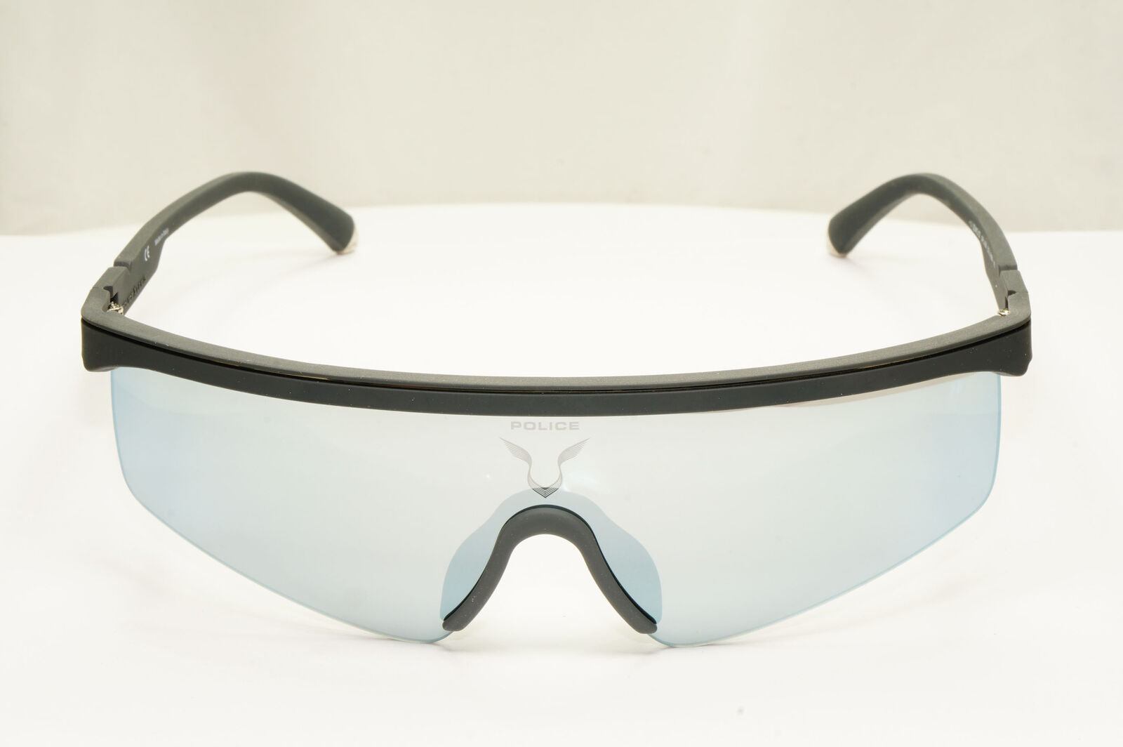 Police Lewis Hamilton F1 Sunglasses Black Silver Mirror Shield SPL A28 COL9U5X