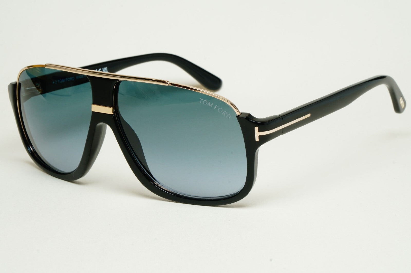 Tom Ford Sunglasses Eliott Black Gold Green Grey Navigator FT0335 TF 335 01P