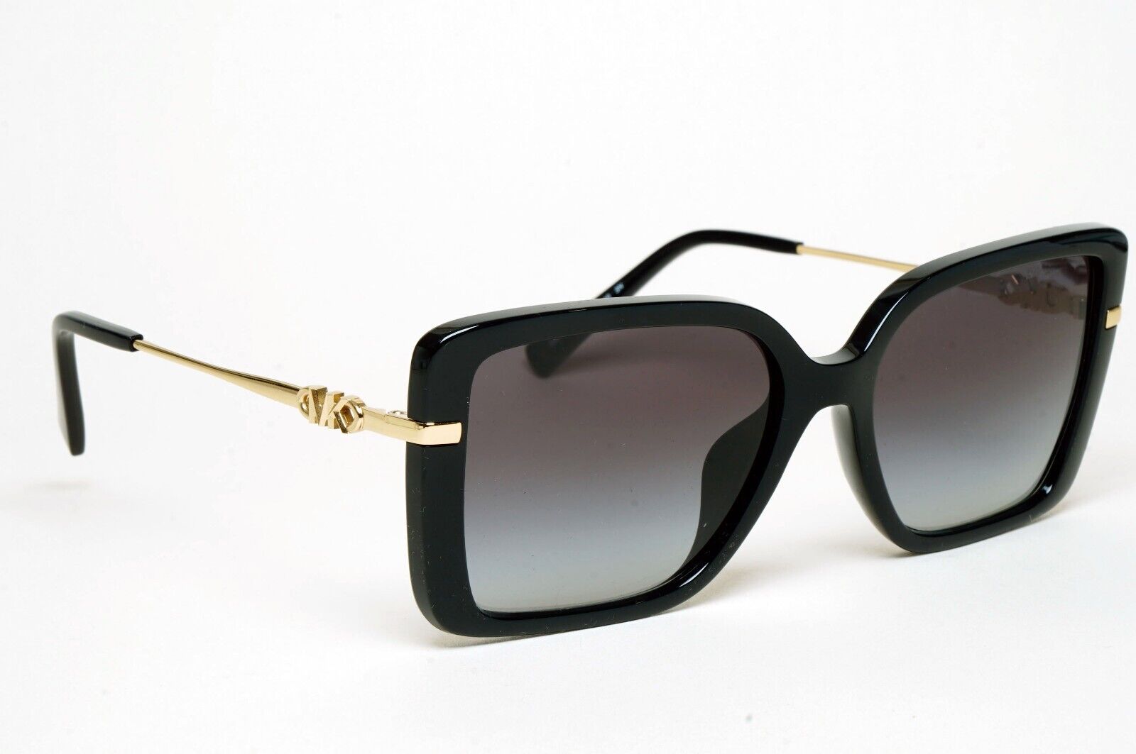 Michael Kors Sunglasses Black Gold Square Grey MK 2174U Castellina 3005/8G
