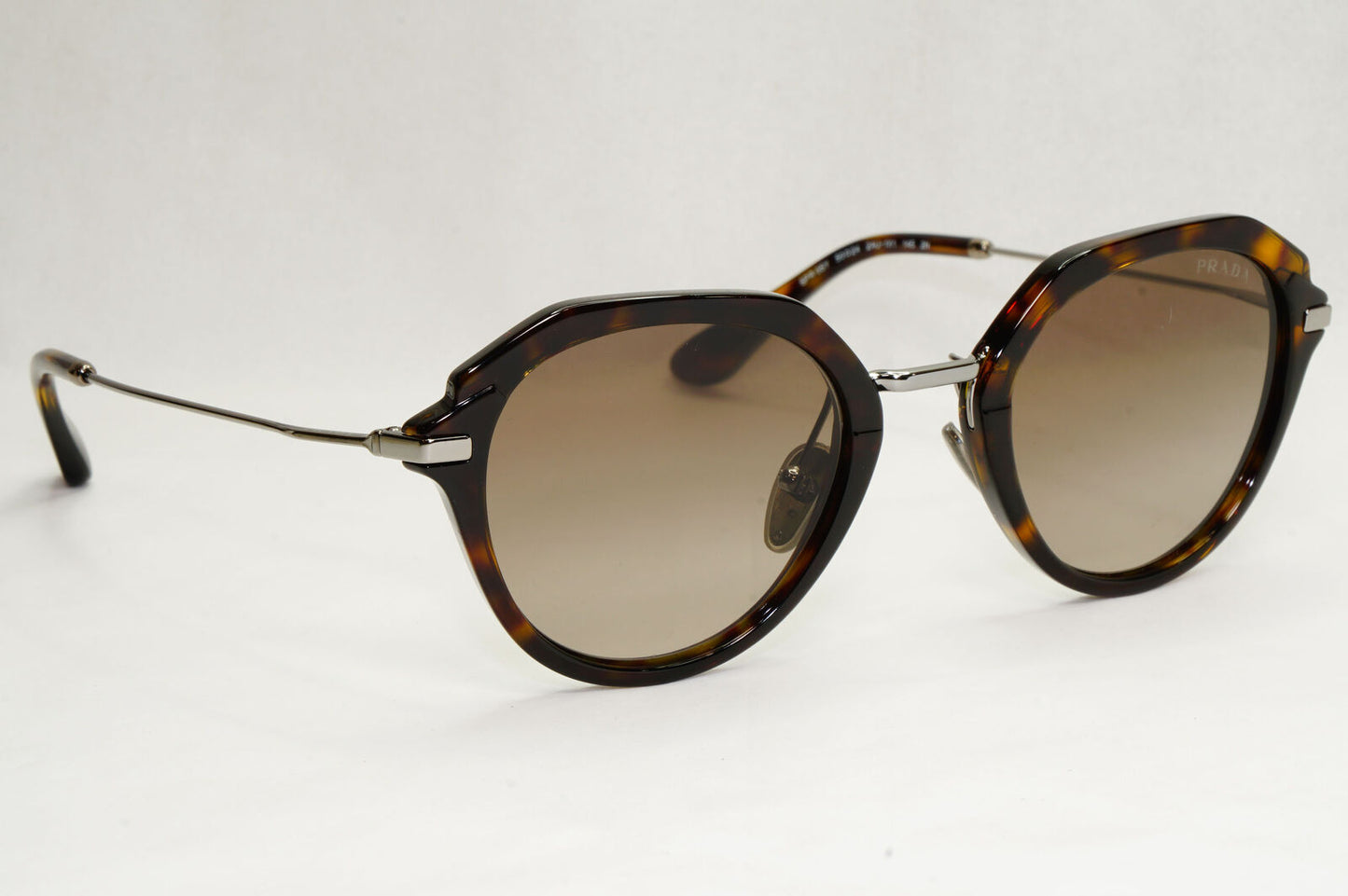 Prada Sunglasses Brown Tortoise Gradient Square PR05YS SPR 05Y 2AU-1X1 50mm