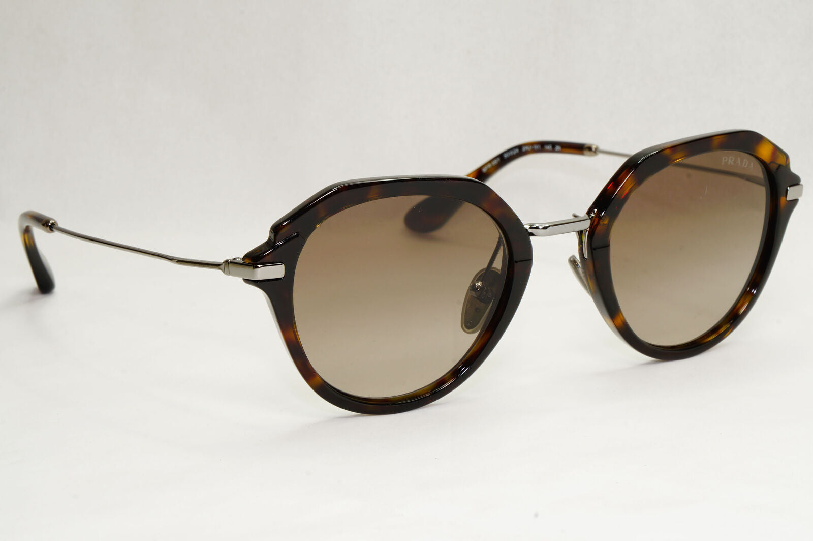 Prada Sunglasses Brown Tortoise Gradient Square PR05YS SPR 05Y 2AU-1X1 50mm