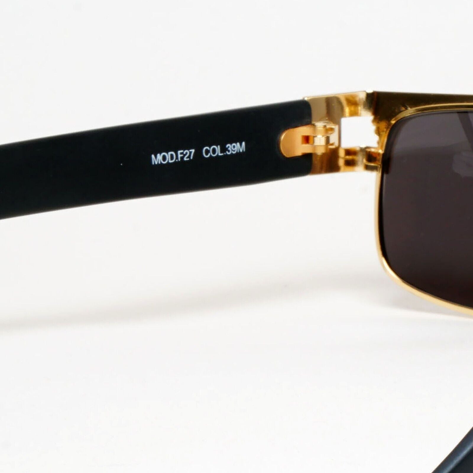Versus Sunglasses 1996 by Gianni Versace Vintage Gold Black MOD F27 COL 39M