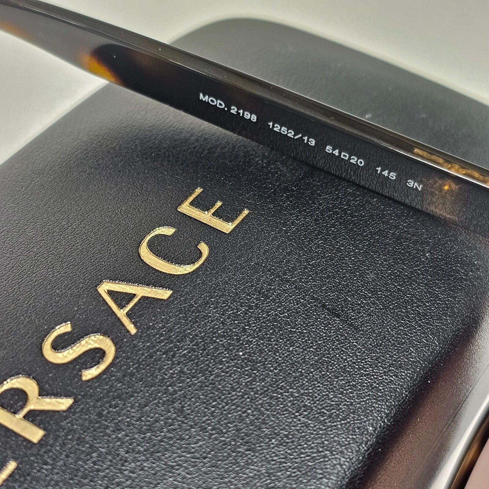Versace Sunglasses 2018 Square Brown Gold Medusa MOD VE 2198 1252/13 54mm 110225