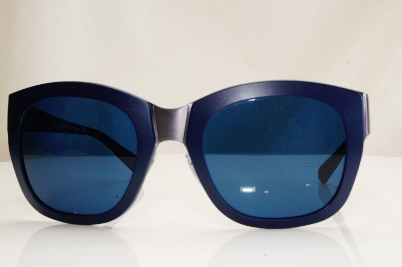 Giorgio Armani Sunglasses Blue Dark Navy Square Womens AR 6010 3030/8G 26998