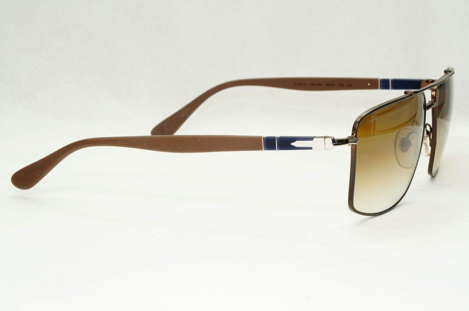 Persol Sunglasses 2013 Navigator Brown Gradient Metal Pilot 2430-S 1020/51 58mm