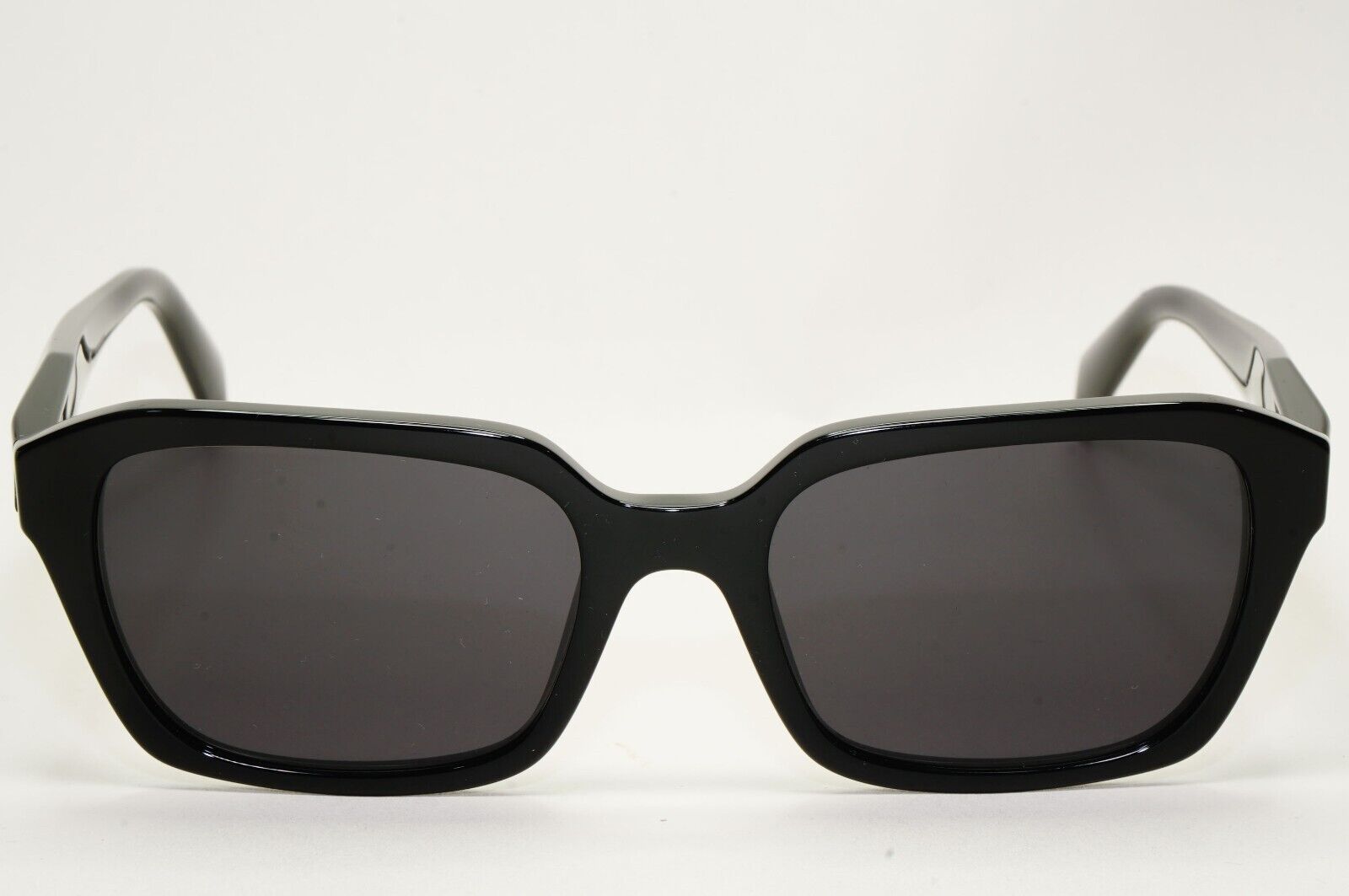 Prada Sunglasses Symbole Glossy Black Square PR14ZV VPR 14Z 1AB-1O1 52mm