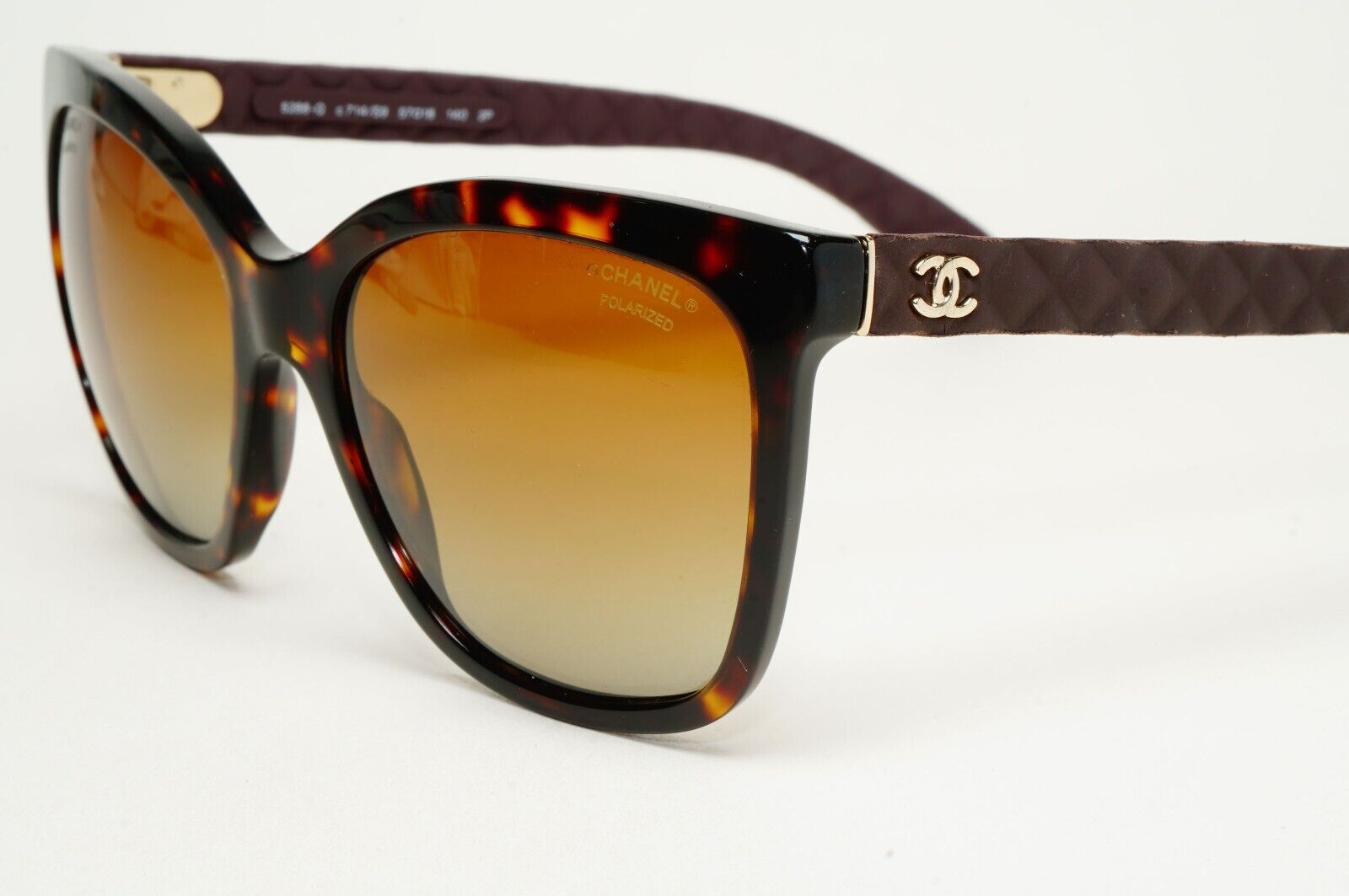 Chanel Sunglasses Polarized Brown Tortoise Gradient 5288-Q c.714/S9 57mm 261124