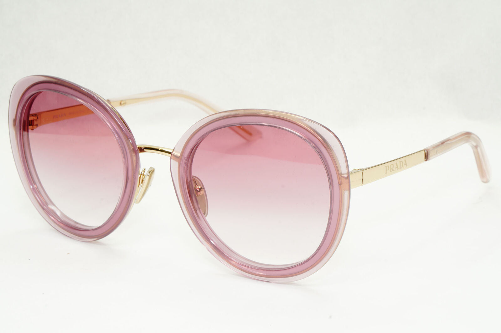 Prada Sunglasses Round Red Opal Buganville Violet Round PR54YS SPR 54Y 05Y-02O