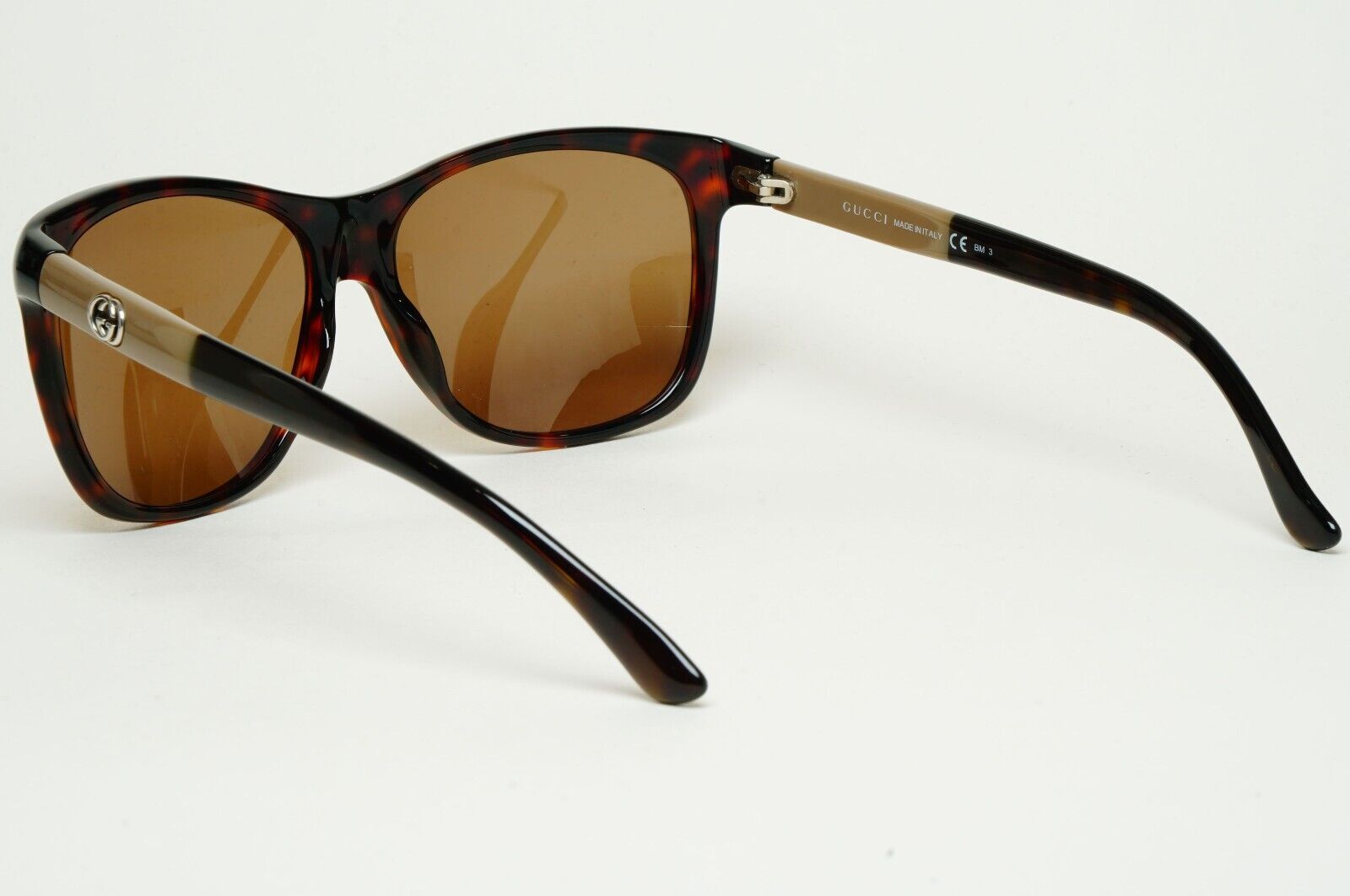 Gucci Sunglasses 2013 Vintage Brown Tortoiseshell Square GG 3613/S 6F4HA 070125