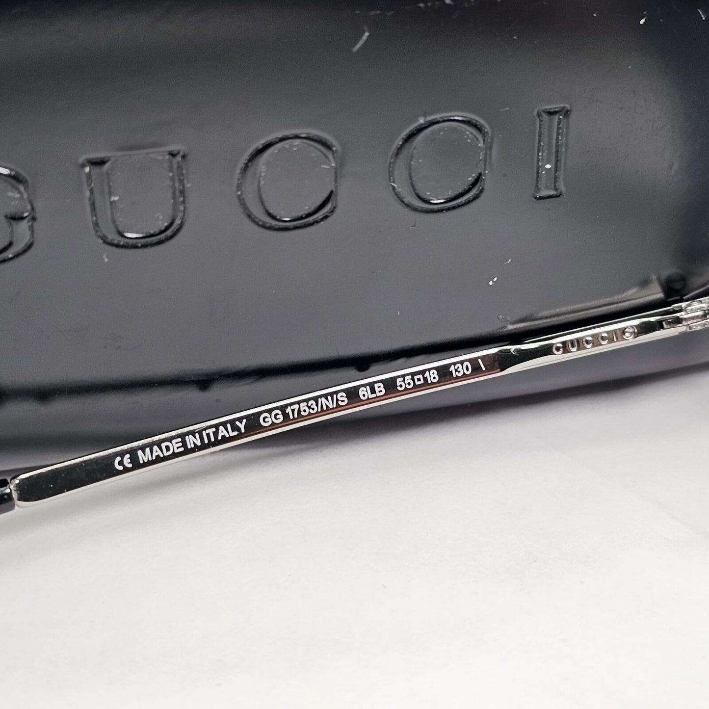 Gucci Sunglasses 2001 Vintage Square Silver Grey Retro GG 1753/N/S 6LB 200124