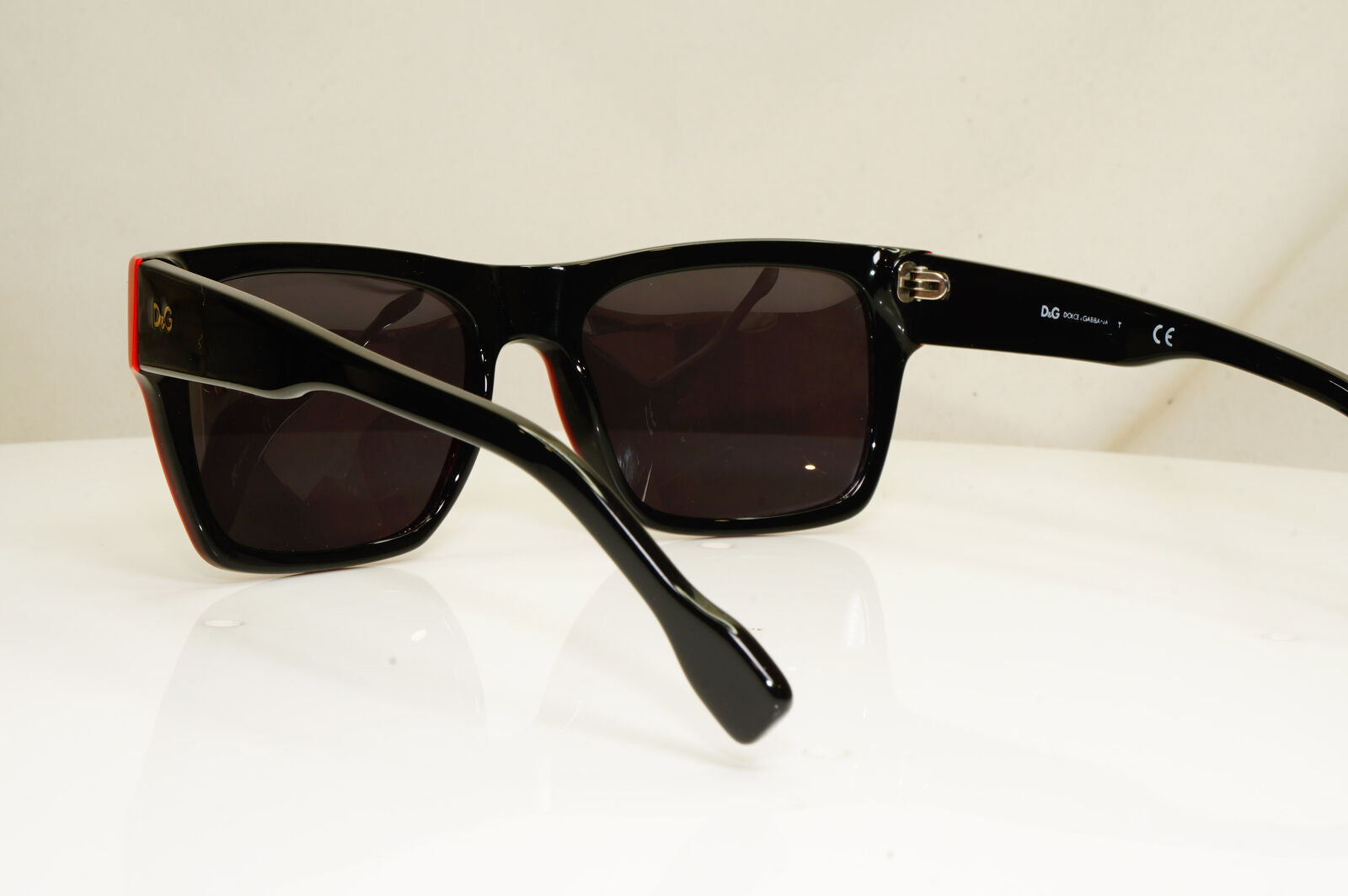 Dolce & Gabbana Sunglasses Red Black Mens Unisex Vintage D&G 3044 768/87 29563