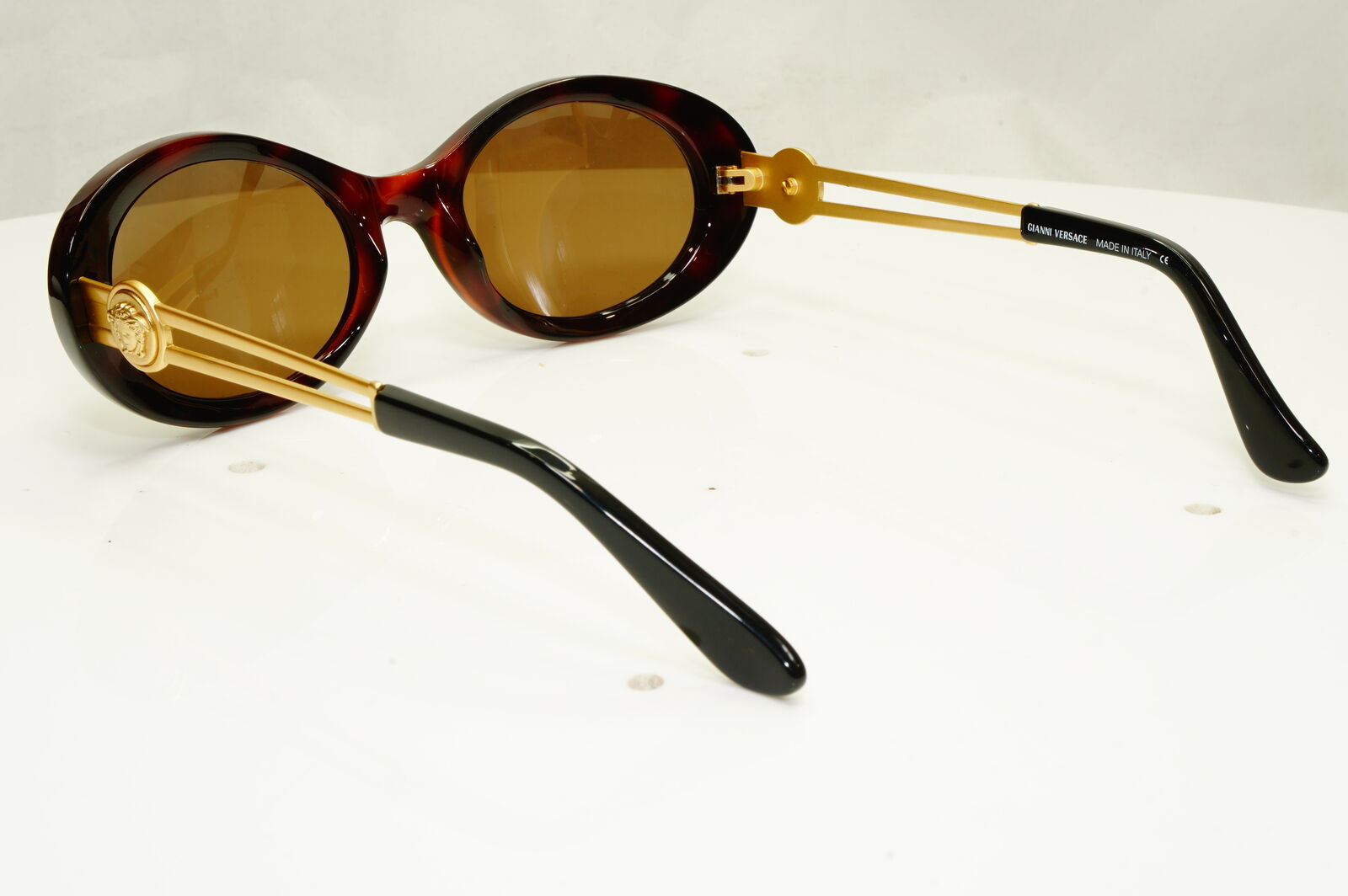 Gianni Versace 1996 Womens Vintage Gold Medusa Sunglasses MOD 342/A COL 900