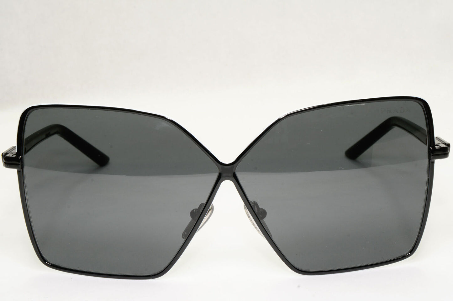 Prada Sunglasses Oversized Black Butterfly Square PR50YS SPR 50Y 1AB-5S0