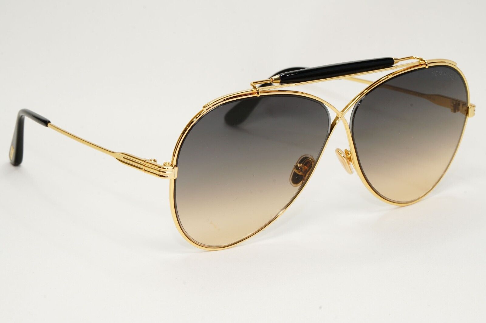 Tom Ford Sunglasses Holden Gold Pilot Grey Gradient Unisex FT0818 TF 818 30B
