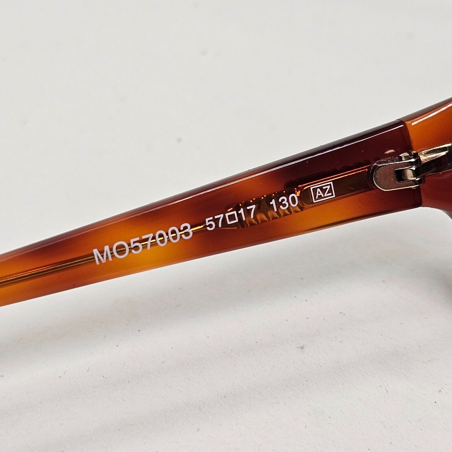 Moschino Sunglasses 2005 Vintage Brown Tortoise Gold Arrows MO570 03 101124