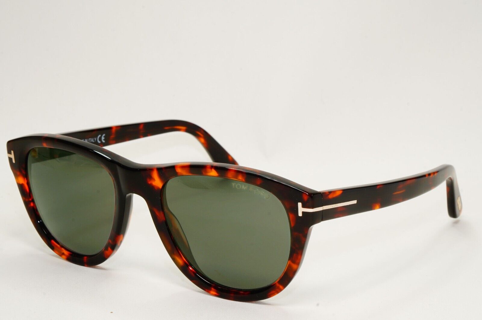 Tom Ford Sunglasses Benedict Brown Tortoiseshell Havana Green FT0520 TF 520 52N