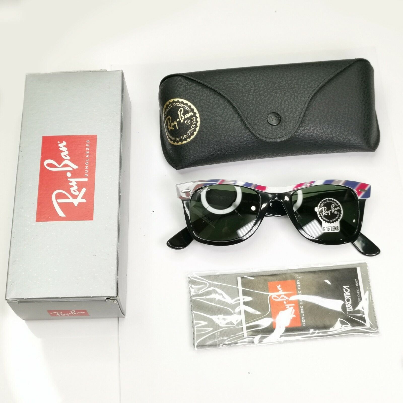 Ray-Ban Rare Prints Wayfarer II Mens Designer Sunglasses RB 2143 1034 22866