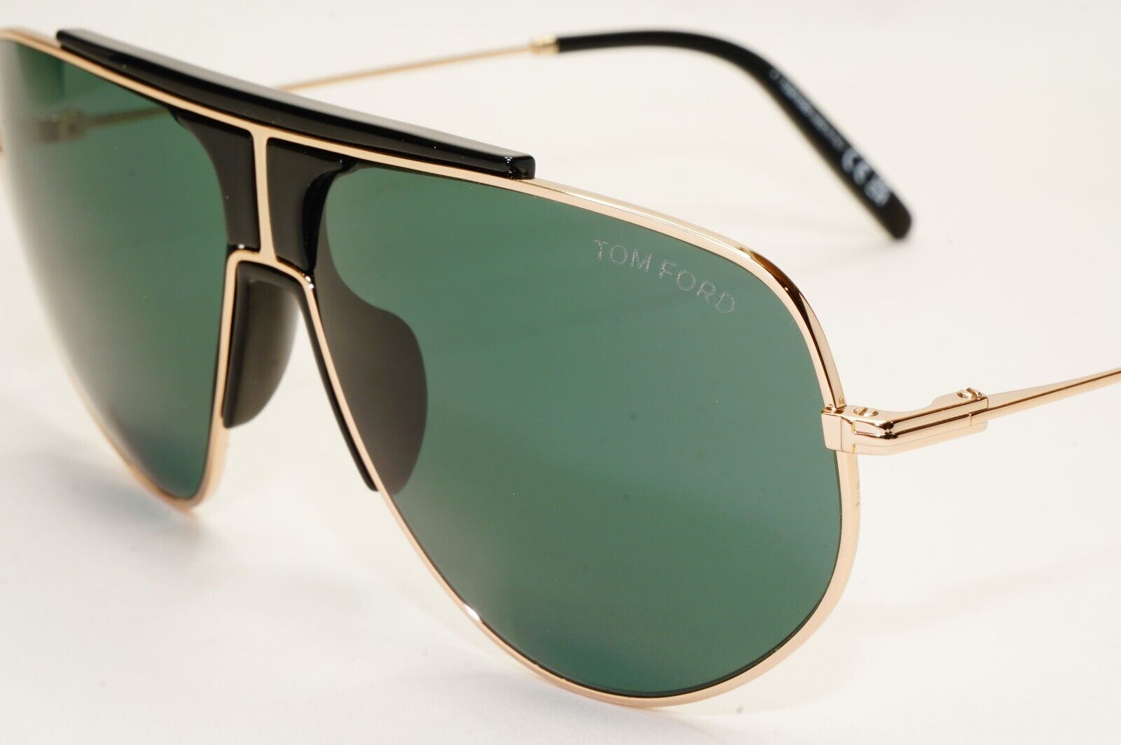 Tom Ford Sunglasses Addison Gold Black Green Pilot Square FT0928 TF 928 28V 61mm