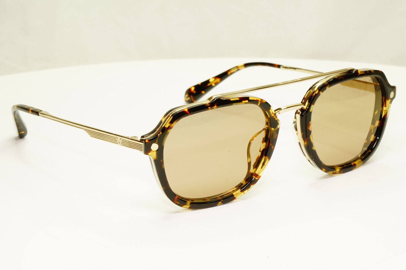 Police Lewis Hamilton F1 Sunglasses Brown Gold Marble 54mm 05 SPL A26 COL 594G
