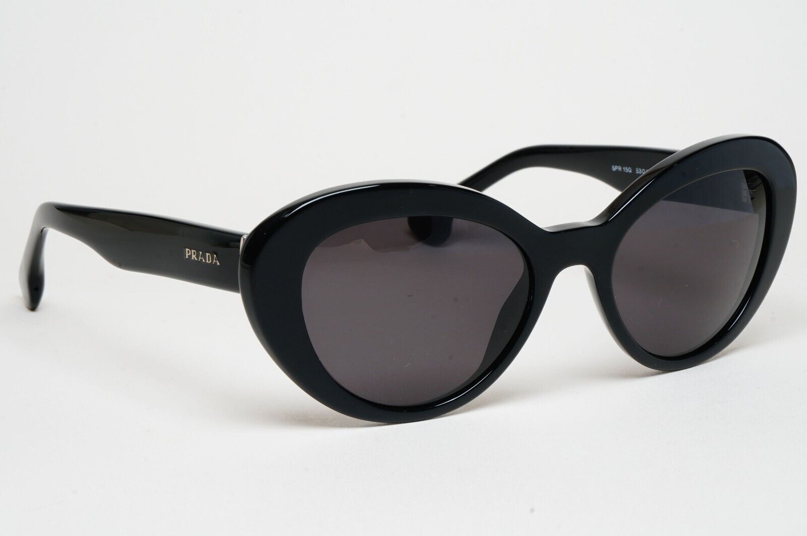 Prada Sunglasses 2015 Black Glossy Portrait PR15QS SPR 15Q 1AB-1A1 53mm 170125