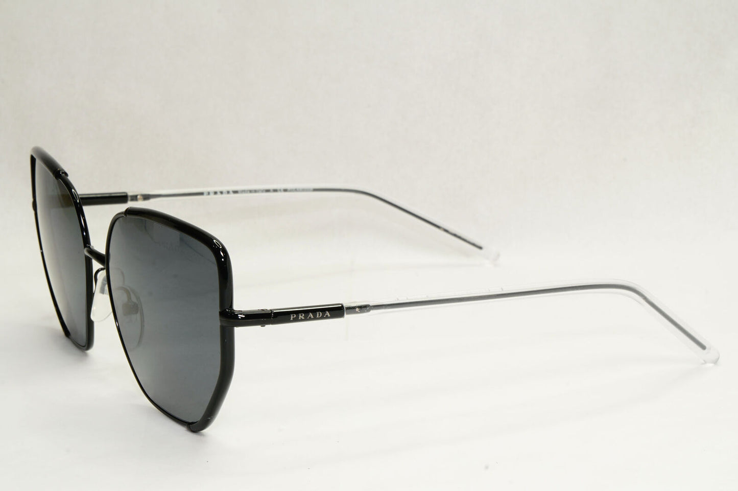 Prada Sunglasses Polarised Black Square Grey PR50WS SPR 50W 1AB-5Z1 58mm