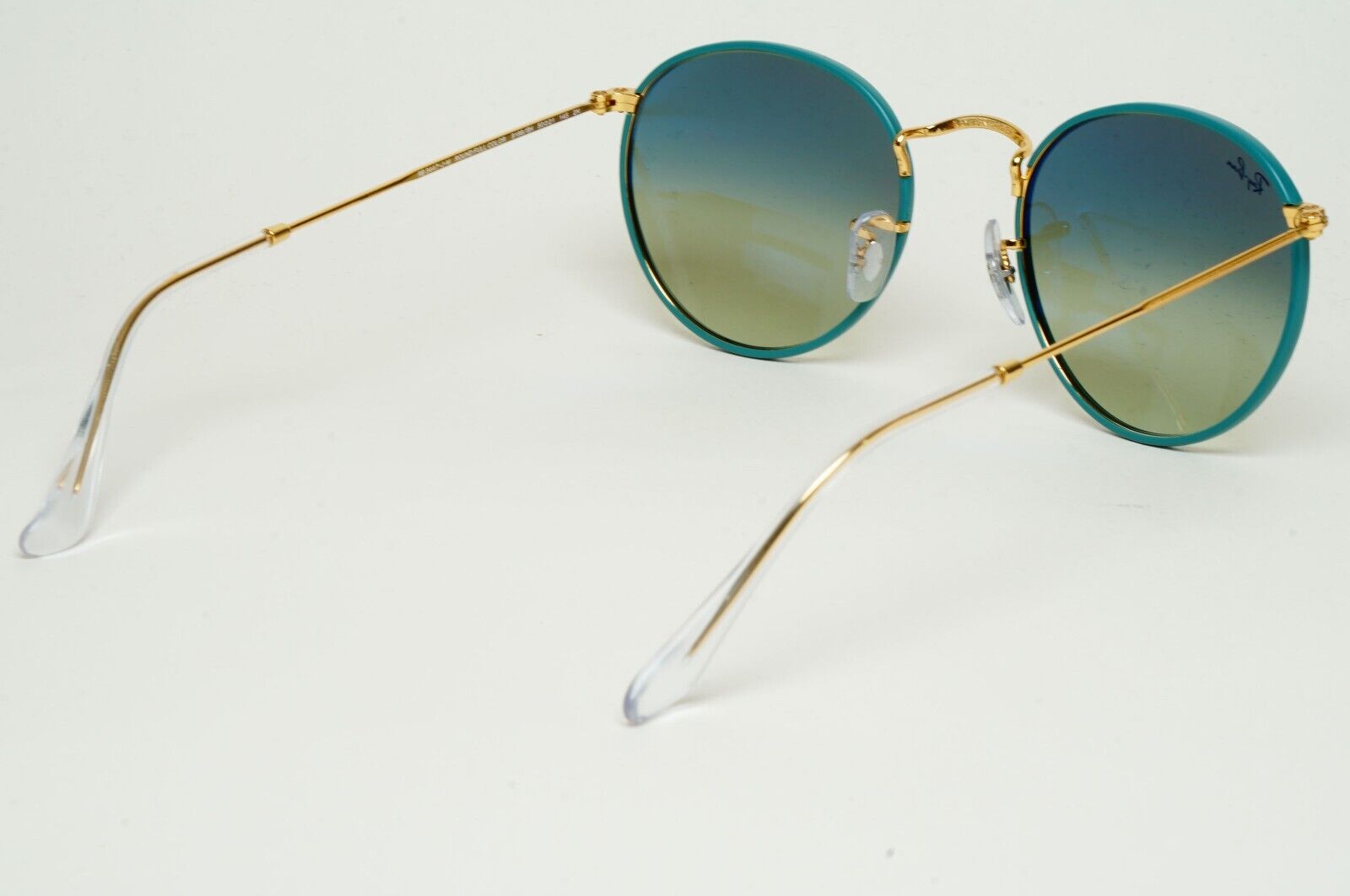 Ray-Ban Sunglasses Round Full Color Green Gold Gradient RB 3447-J-M 9196/BH 50mm