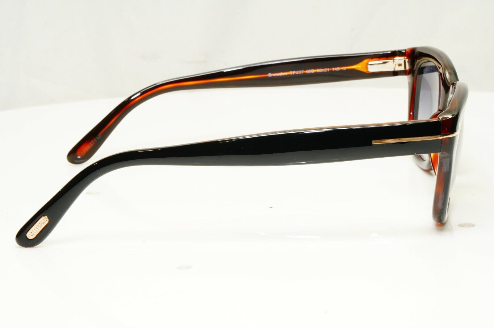 Authentic TOM FORD Sunglasses Black Spectre Snowdon TF 237 05B 50mm James Bond