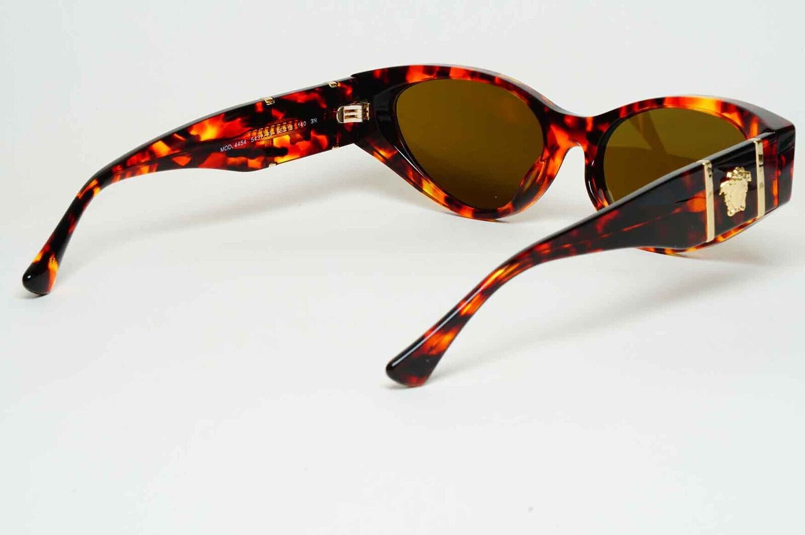 Versace Sunglasses Brown Gold Medusa Rectangle MOD VE 4454 5437/73 55mm