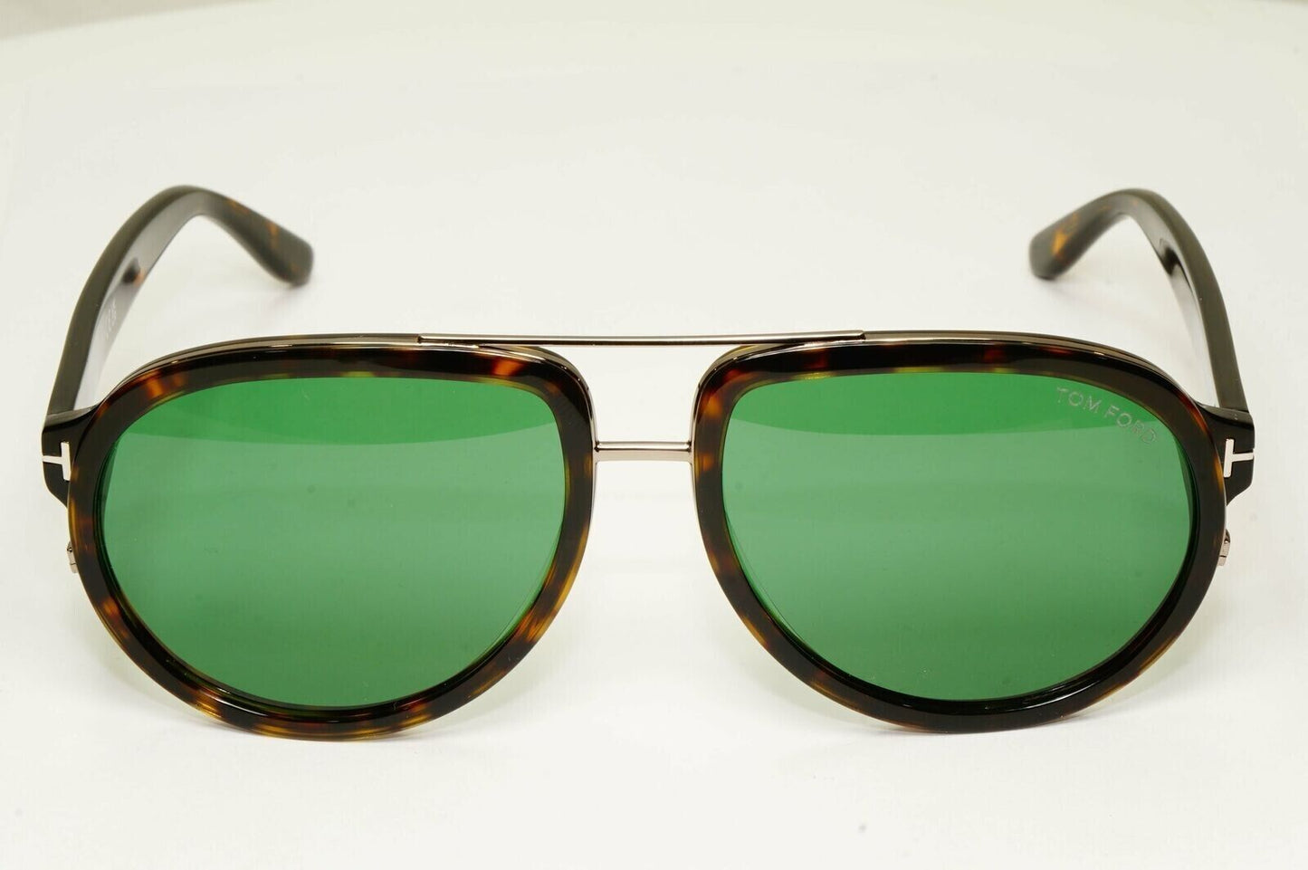 Tom Ford Sunglasses Brown Green Pilot Tortoise Geoffrey TF 779 52N [A] 291222