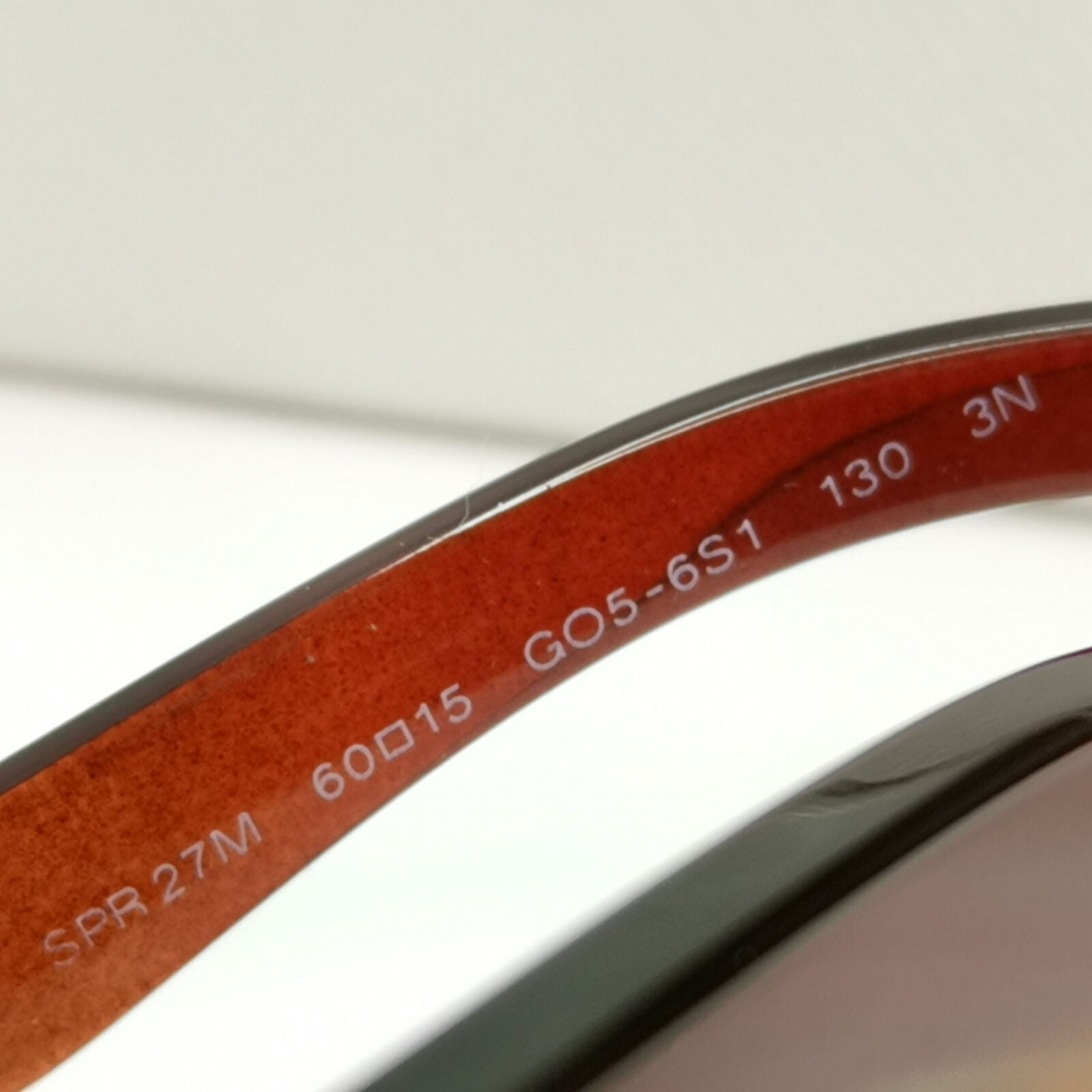 Prada 2012 Brown Sunglasses Square Large Transparent PR27MS SPR 27M GO5-6S1