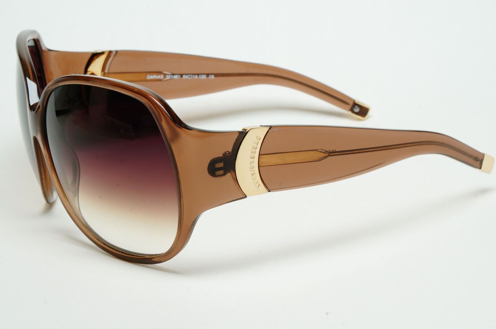 Dyrberg Kern Sunglasses Brown Transparent Gradient Large Darias 321461 211124